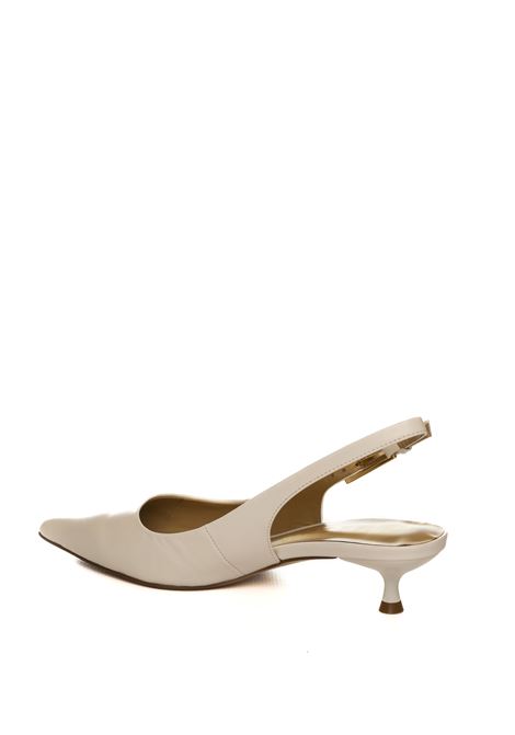 White leather slongback CHICONIC | 232VIT-BIANCO