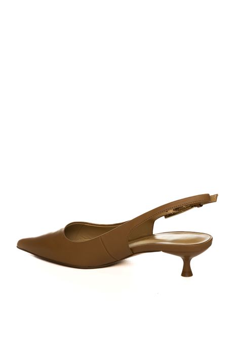 Tan leather slingback CHICONIC | 232VIT-CUOIO