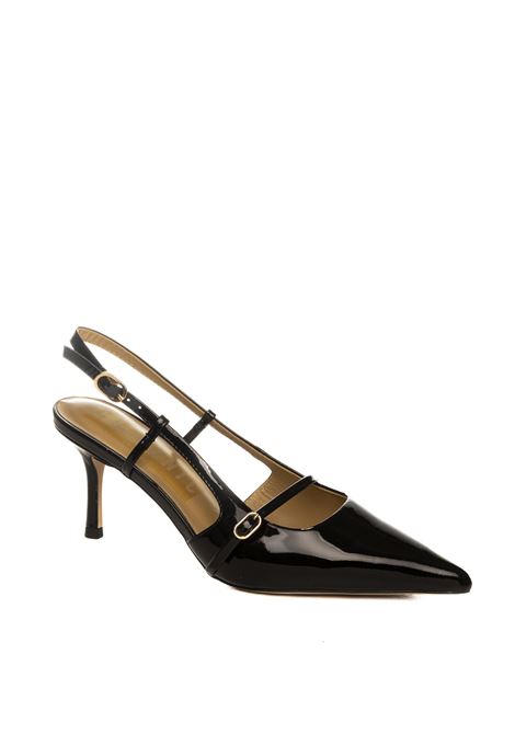 Black patent slingback CHICONIC | 234VERN-NERO