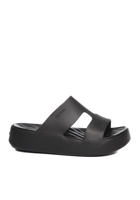 Sandalo gateway platform nero CROCS | 209409GATEWAY.PLAT.STR-BLK