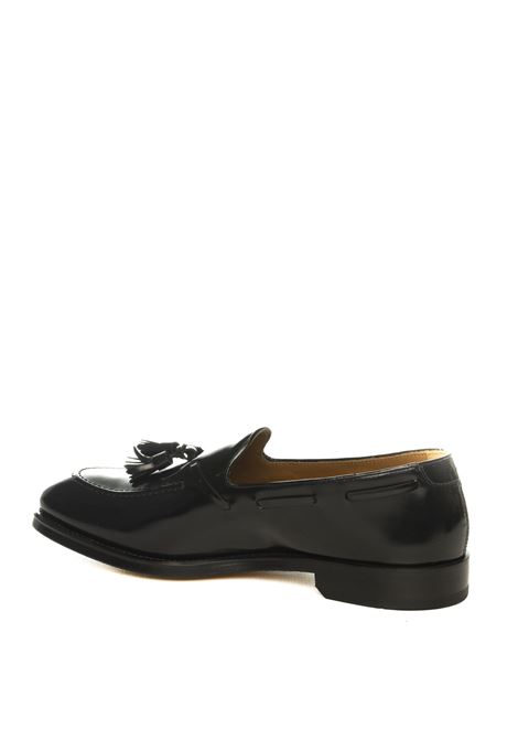 Mocassino nappine nero DOUCAL'S | 3339HORSE-NERO