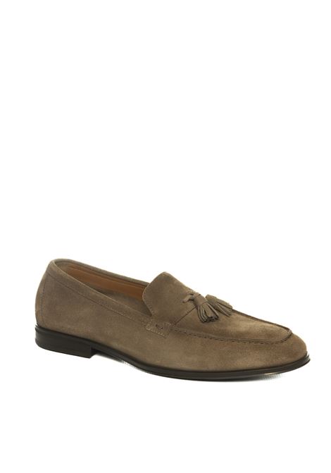 Mocassino nappine beige DOUCAL'S | 3383JUKE-CAMEL