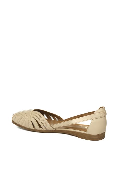 Ballerina pelle vaniglia FRAU | 03P4FEATHER-VANILLA