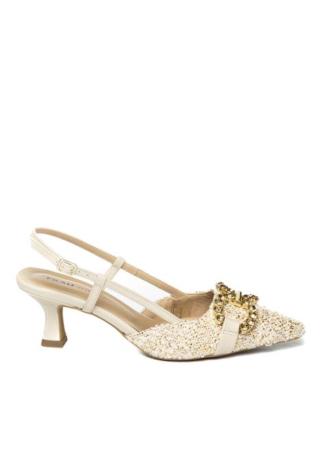 Chanel rafia pailettes beige/oro FRAU | 81H2FANCY-ORO/BEIGE