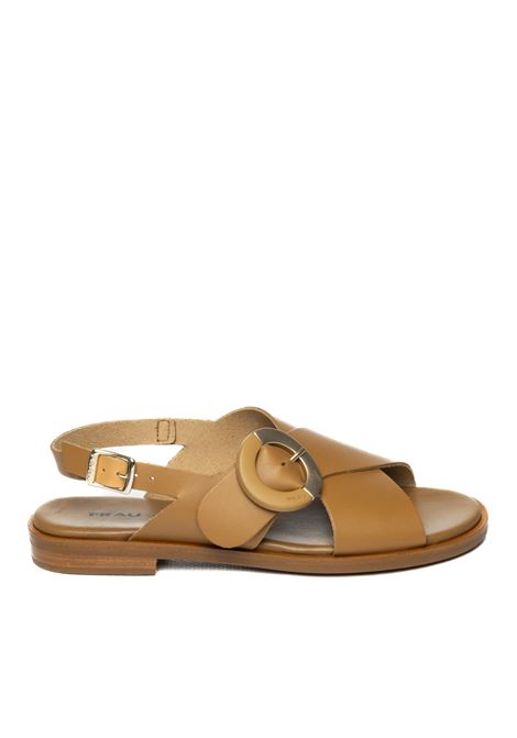 Sandalo pelle cuoio FRAU | 85P6LONDON-CUOIO