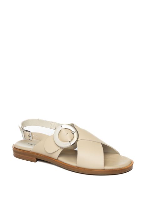 Sandalo pelle off white FRAU | 85P6LONDON-OYSTER