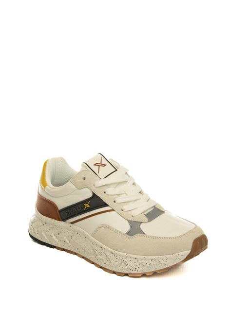 Sneaker Cross Hybrid bianco FRAU | X002TECNO-WHT/YELL