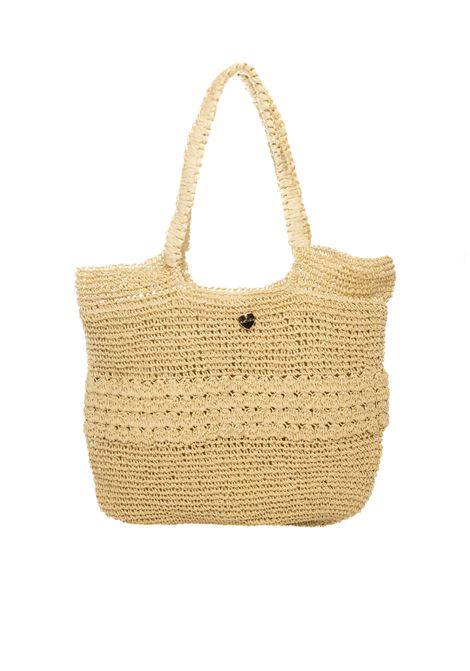shopping uncinetto beige HATYOU | BP0320TESS-NATURAL