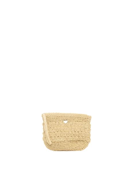 Pochette uncinetto beige HATYOU | BP0321TESS-NATURAL