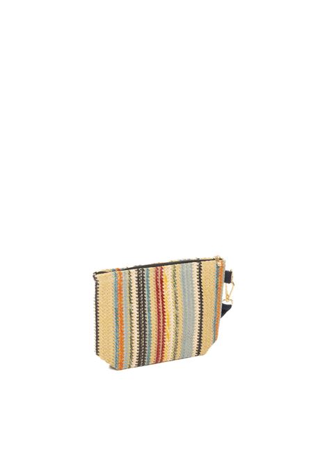 Pochette paglia multicolor HATYOU | BP0334PAGLIA-MULTICOLOR