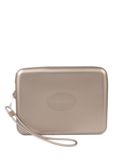 Champagne metallic clutch bag HAVAIANAS | 4140561NEC.MET-7710