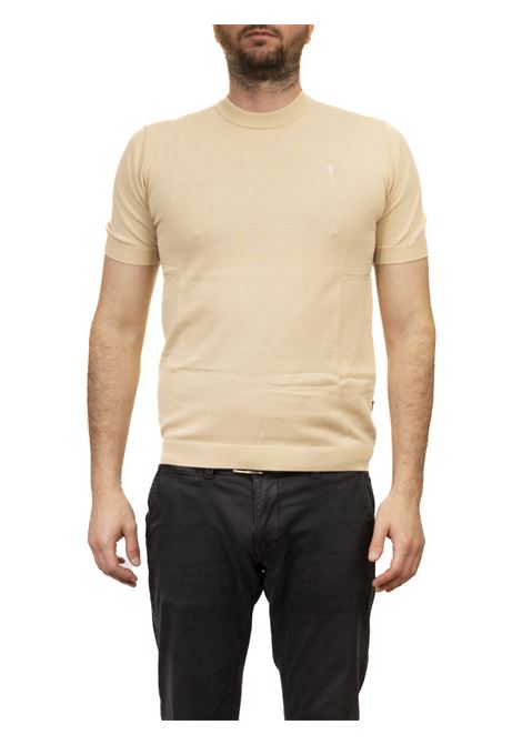 butter logo t-shirt REFRIGUE | 2816MW00175KNIT-BUTTER