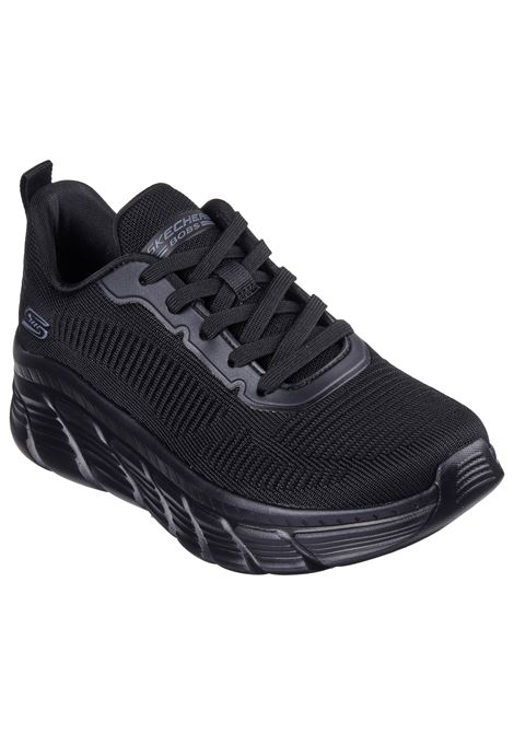 Black bob mesh sneaker SKECHERS | 117385BOBSFLEX-BBK