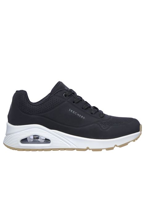 Sneaker pelle bianco SKECHERS | 73690UNO-BLK