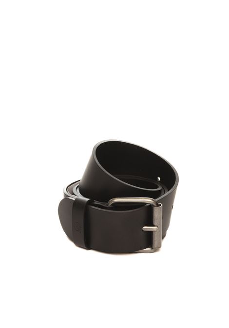 cintura in pelle nera TIMBERLAND | TB0A23UELEATHER-0011