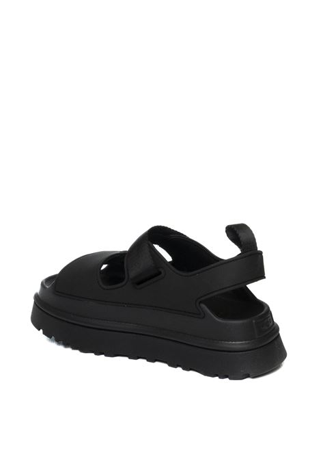 sandalo golden glow nero UGG | GOLDENGLOW.PELLE-BLK
