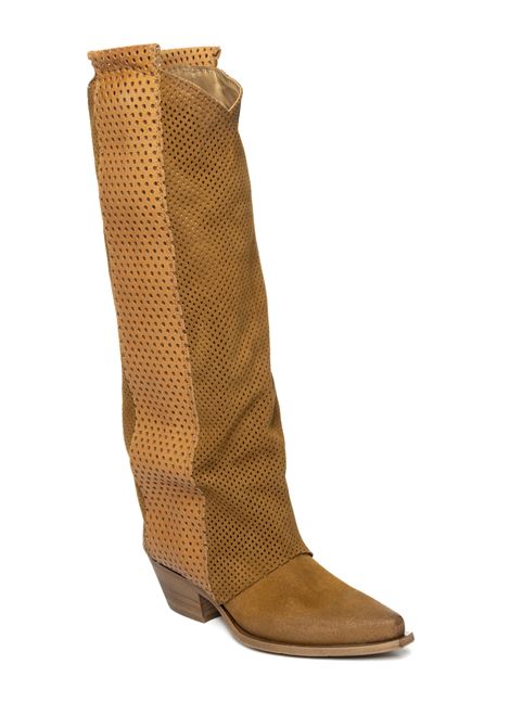 Stivale traforato cuoio UP44 | DX2090INGR-CUOIO