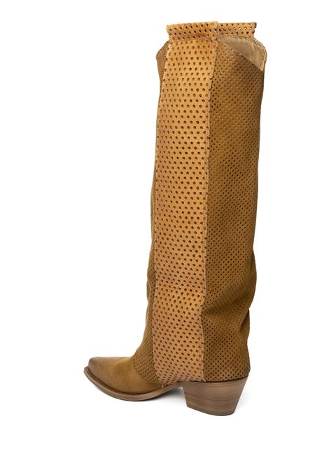 Stivale traforato cuoio UP44 | DX2090INGR-CUOIO
