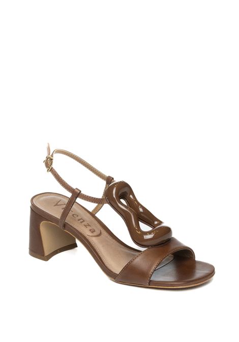 Sandalo pelle marrone VICENZA | 2448005CORTONA-Z3