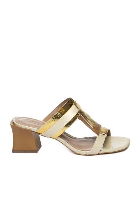 Sandalo pelle bianco/multi VICENZA | 2450001DELFIT-Z2