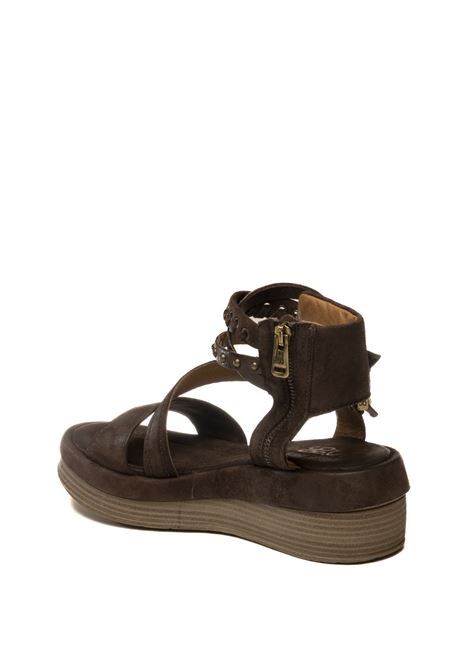 Sandalo camoscio ebano AS98 | C02009CAMOSCIO-EBANO