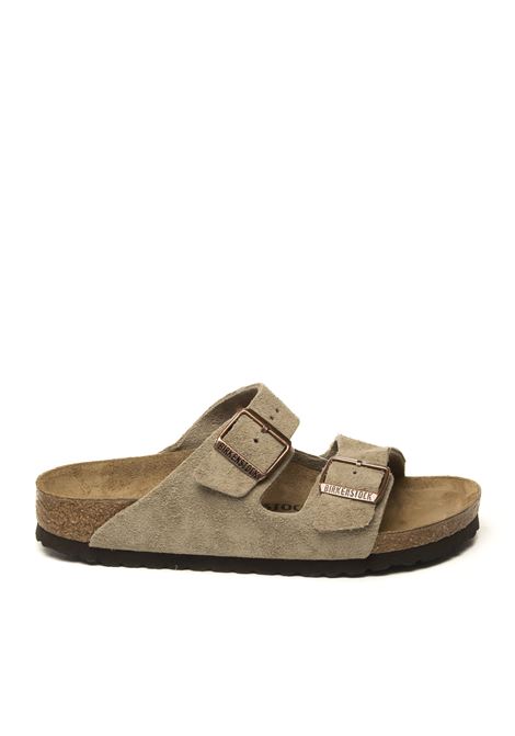 Taupe suede arizona sandal BIRKENSTOCK | ARIZONA051463-TAUPE