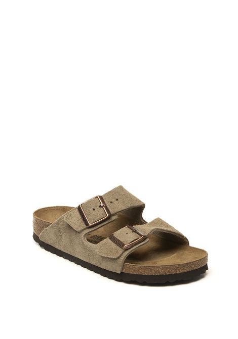 Taupe suede arizona sandal BIRKENSTOCK | ARIZONA051463-TAUPE