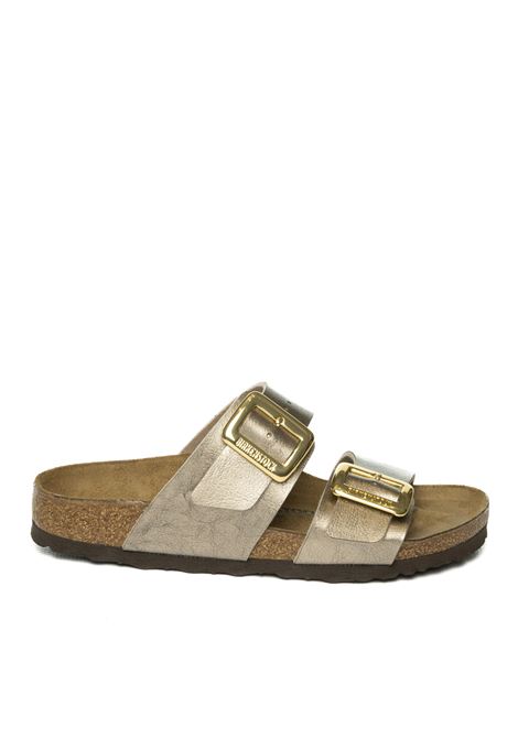 Sandalo sidney lamintato taupe BIRKENSTOCK | SYDNEY1029372-TAUPE