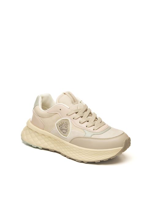 Cream/nude lynn sneaker BLAUER | LYNN01TESS-CRE/NUD