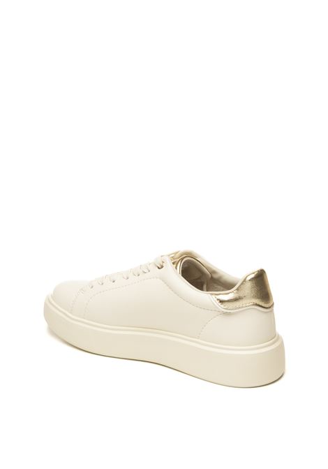 White/gold venus sneaker BLAUER | VENUS01PELLE-CRE/PLAT