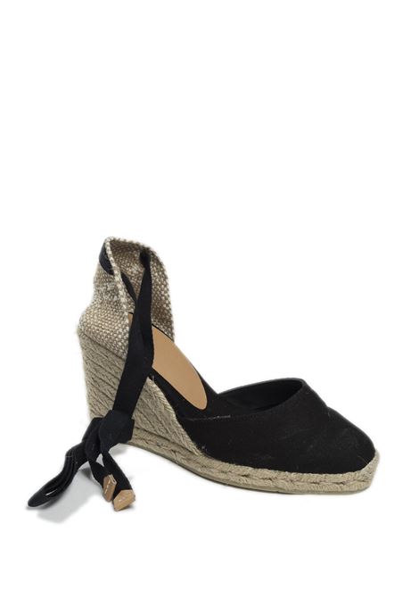Black carina espadrillas CASTANER | CARINA-020962CANVAS-100