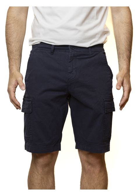blue cotton bermuda shorts CENSURED | BMC522GC05-212
