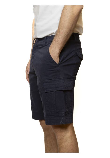 blue cotton bermuda shorts CENSURED | BMC522GC05-212