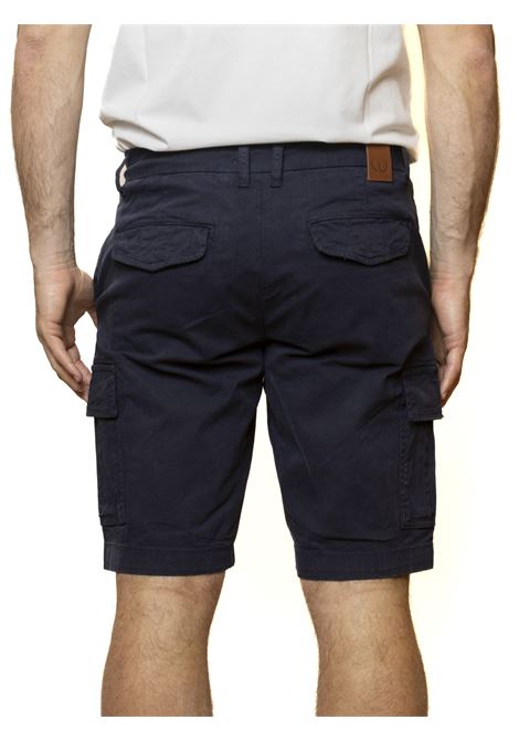 blue cotton bermuda shorts CENSURED | BMC522GC05-212