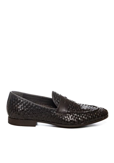 Mocassino intrecciato moro FRAU | 34V8VENEZIA-T.MORO