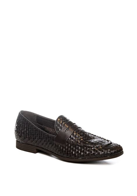 Mocassino intrecciato moro FRAU | 34V8VENEZIA-T.MORO