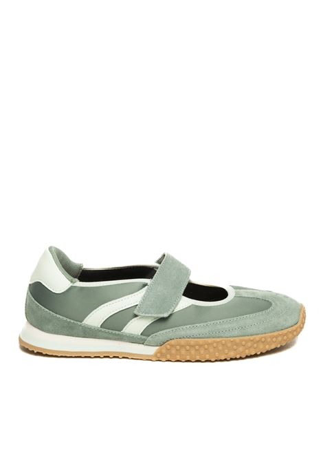 Green chadron ballerina sneaker GIOSEPPO | 78738CHADRON-VERDE