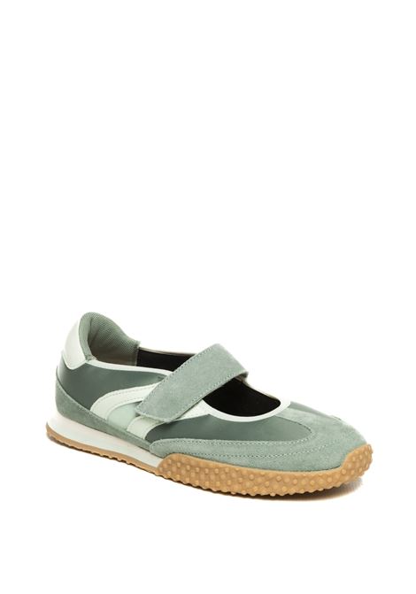 Green chadron ballerina sneaker GIOSEPPO | 78738CHADRON-VERDE