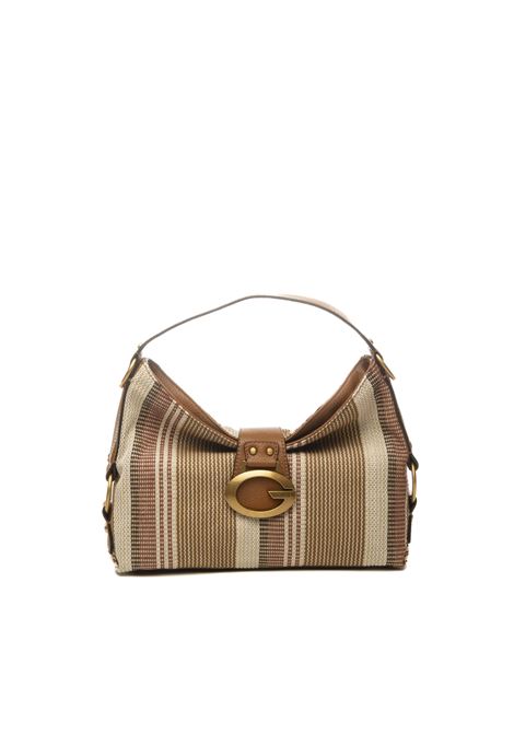 cognac multi camden shoulder bag GUESS | HWAB9308180CAMDEN-COGNAC