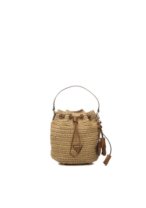beige ophelia shoulder bag GUESS | HWWG9923030OFELIA-NATURAL