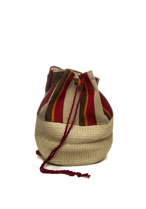 burgundy canvas backpack HATYOU | BP0336CANVAS-BORDEAUX