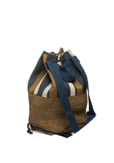petrol canvas backpack HATYOU | BP0336CANVAS-PETROLIO