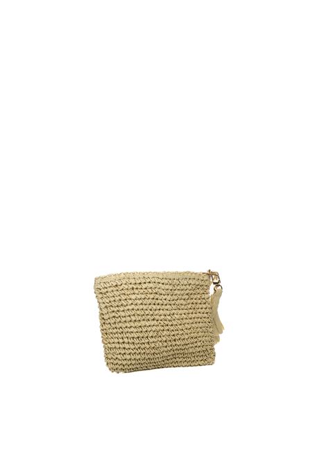 natural paper clutch bag HATYOU | BP0355CARTA-NATURALE