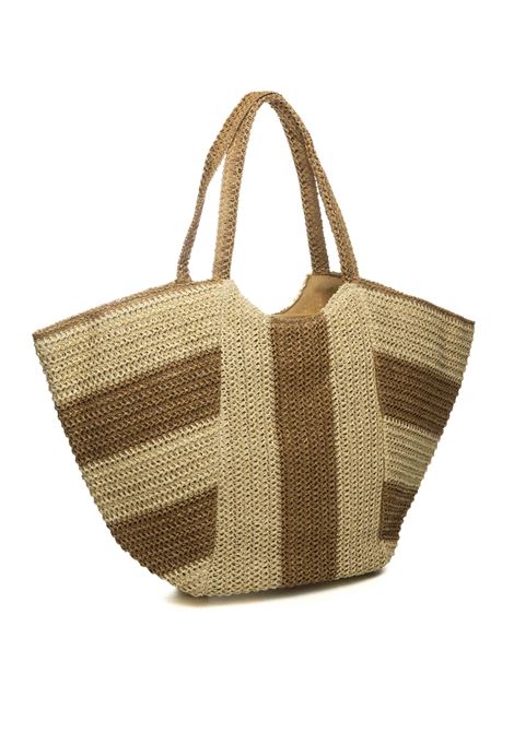honey/natural paper shoulder bag HATYOU | BP0371CARTA-MIELE