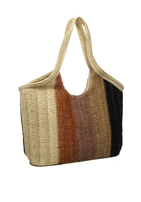 natural paper shoulder bag HATYOU | BP0372CARTA-NATURALE