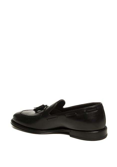 black leather loafer HENDERSON | 72407CALF-NERO