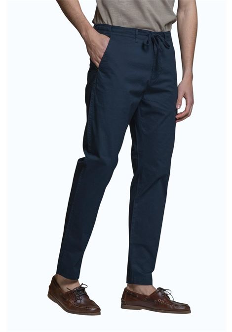 blue cotton trousers IMPURE | AXELPOPELINE-C01