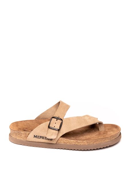 Sandalo camoscio taupe MEPHISTO | NIELSSANDVEL-62860