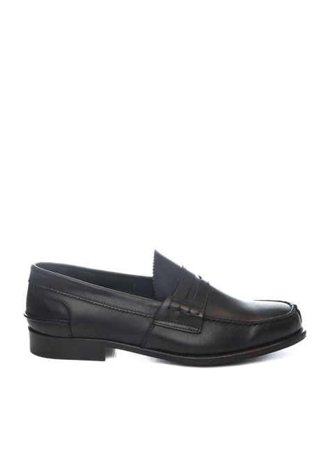 Black leather loafer PICCADILLY | 1000VIT-NERO