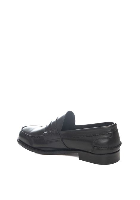 Black leather loafer PICCADILLY | 1000VIT-NERO
